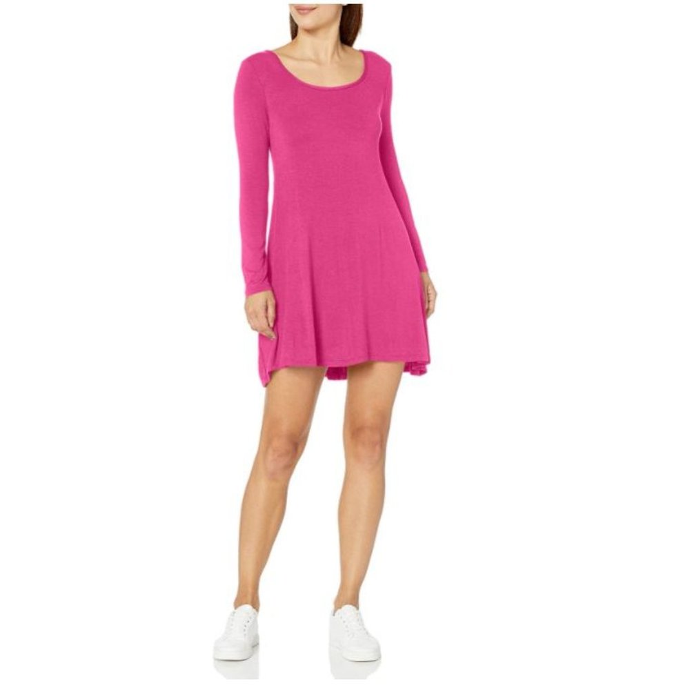 Clementine Long Sleeve Trapeze Dress
